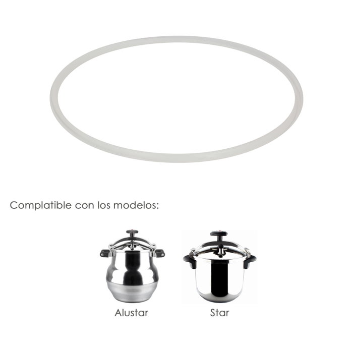 MAGEFESA Junta de Silicona para Olla de 26 cm para Alustar, Star e Inoxtar MAGEFESA Junta de Silicona para Olla de 26 cm para Alustar, Star e Inoxtar