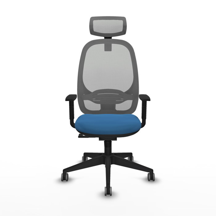 PIQUERAS Y CRESPO Silla de oficina Cilanco con mecanismo Sincro, Azul claro y Gris PIQUERAS Y CRESPO Silla de oficina Cilanco con mecanismo Sincro, Azul claro y Gris