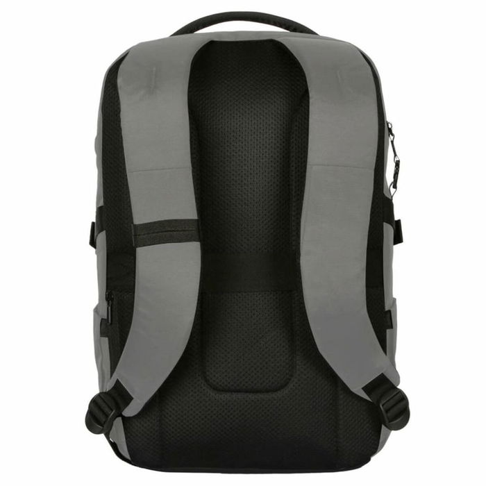 Targus Terra EcoSmart Mochila Portátil 16" para Ordenador, Plata, Poliéster Reciclado, Impermeable, Compartimento Tableta, 23L, Unisex