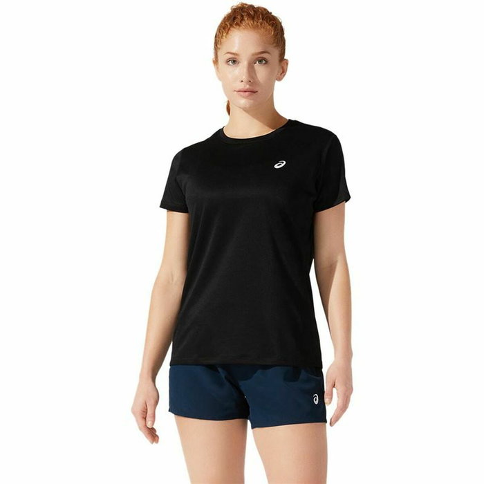 Camiseta de Manga Corta Mujer Asics Core SS Negro Camiseta de Manga Corta Mujer Asics Core SS Negro