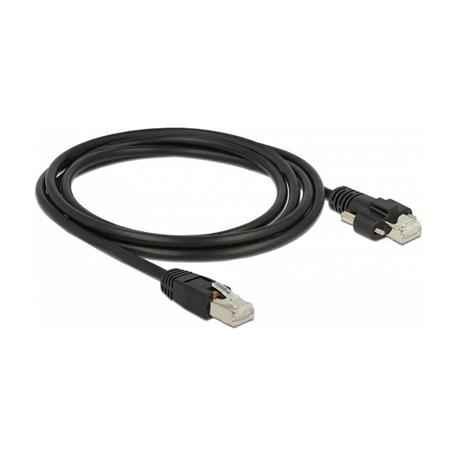 DeLOCK Cable de red GigE Cat6 S/FTP RJ45 a RJ45 con tornillos 2 m DeLOCK Cable de red GigE Cat6 S/FTP RJ45 a RJ45 con tornillos 2 m