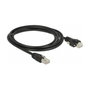 DeLOCK Cable de red GigE Cat6 S/FTP RJ45 a RJ45 con tornillos 2 m