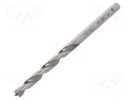 ALPEN-MAYKESTAG Broca para madera 4 mm x 75 mm PROFI HOLZ