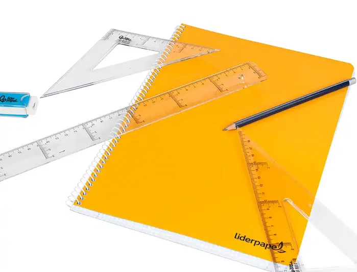 Liderpapel Regla de plástico transparente 40 cm Liderpapel Regla de plástico transparente 40 cm