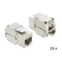 DeLOCK Keystone Modul RJ45/LSA Cat.6A STP (24 unidades)
