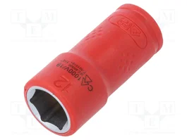 WIHA ElectricVario Vaso de 6 ángulos aislado HEX 12mm 1/4 pol