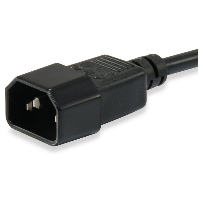 EQUIP Cable de alimentación C13 a C14 1,5 m Negro