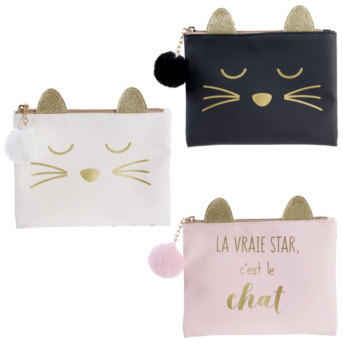 The Concept Factory Estuche Gato 15x18 cm