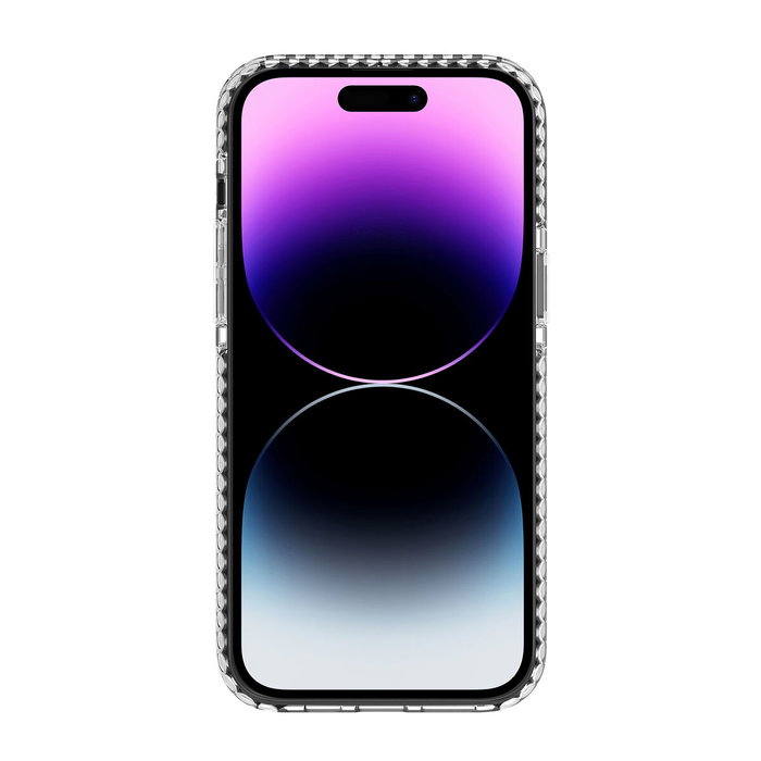 Muvit Funda Recycletek MagSafe Shockproof 3M para iPhone 14 Pro Transparente/Negra Muvit Funda Recycletek MagSafe Shockproof 3M para iPhone 14 Pro Transparente/Negra