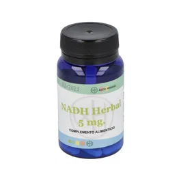 Alfa Herbal NADH 5mg 30 Cápsulas | Suplemento para Energía, Vitalidad, Concentración y Estado de Ánimo | Reduce Fatiga