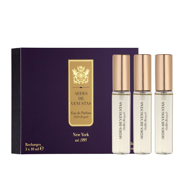 Aedes De Venustas Oeillet Bengale Refills Edp 3x10 mL Aedes De Venustas Oeillet Bengale Refills Edp 3x10 mL