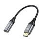 Equip Adaptador DisplayPort 1.4 a HDMI Hembra 8K/60Hz 32.4Gbps Conector Chapado en Oro 15cm