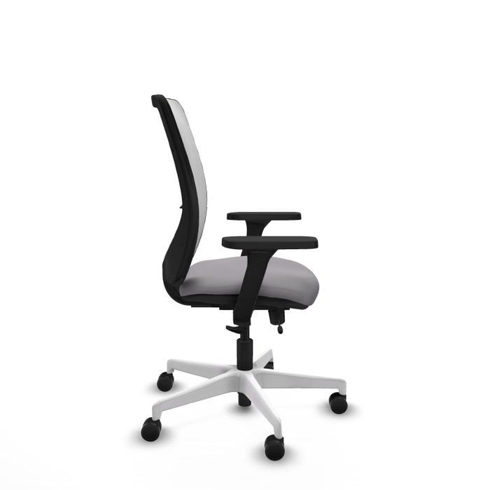 PIQUERAS Y CRESPO Silla de oficina Zulema Gris y Blanco