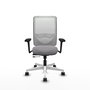 PIQUERAS Y CRESPO Silla de oficina Zulema Gris y Blanco