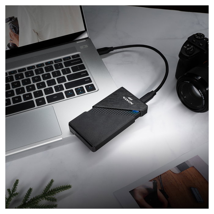 ADATA SE920 Disco Duro Externo SSD 2TB USB 3.2 Gen 2 Tipo C Velocidad 3800MB/s Negro