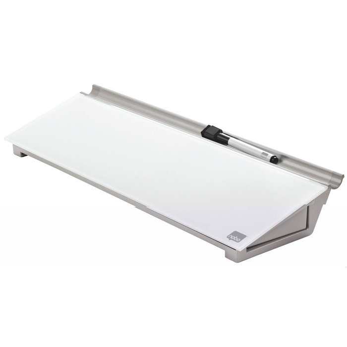 Nobo Pizarra de Cristal de Sobremesa Blanca 458 x 154 mm Nobo Pizarra de Cristal de Sobremesa Blanca 458 x 154 mm