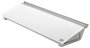 Nobo Pizarra de vidrio blanca para escritorio, seca y borrable, horizontal, 458 x 154 mm