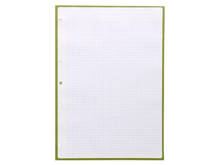 Antartik Recambio A4 80 hojas Cuadro 5mm Verde Antartik Recambio A4 80 hojas Cuadro 5mm Verde