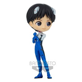 Banpresto Figura Q Posket Shinji Ikari Plugsuit Style Ver.A 14cm Evangelion PVC Coleccionable