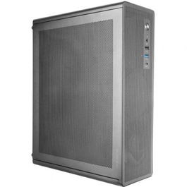 Tacens Caja Ordenador MicroATX Slim 2AeroSlim500 Negra con Fuente TFX 500W Incluida, Ventilador FDB 90mm, USB-C, Panel Mesh, Ref. 2AEROSLIM500