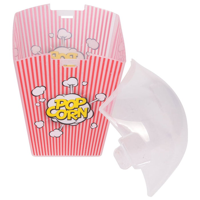 Lily Cook Cubo para Palomitas de Microondas con Tapa Colores Surtidos 12x12x18.5 cm