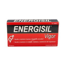 Energisil Vigor Ginseng 1000Mg 30 Capsulas Complemento Alimenticio Vitaminas C y B Disminuye Cansancio Fatiga