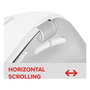Speedlink LIBERA Ratón Inalámbrico Recargable Silencioso Bluetooth y RF, 3200 DPI, Óptico, Blanco, Diseño Ergonómico para Mano Derecha