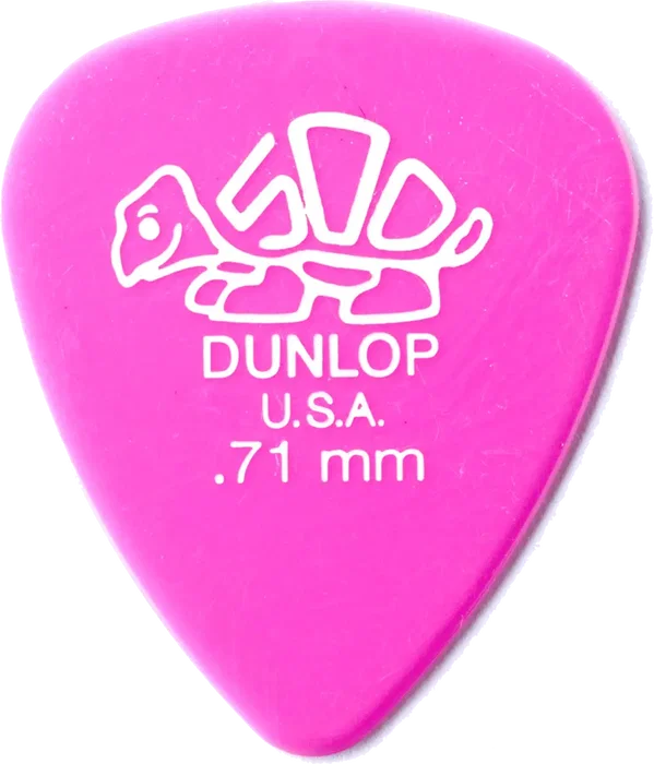 Dunlop Pack 12 Púas Delrin 500 - 0,71Mm