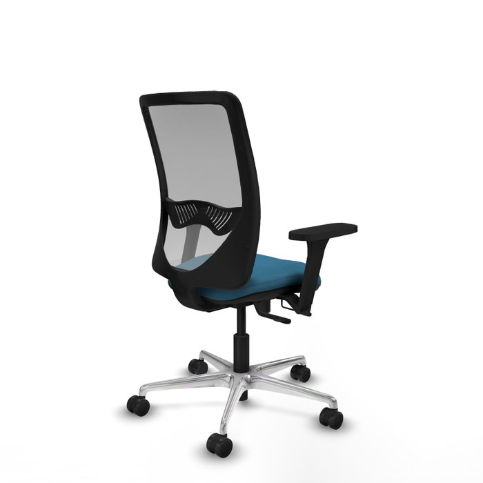 PIQUERAS Y CRESPO Silla de oficina Zulema con mecanismo Sincro/Traslack, Verde petróleo y Gris PIQUERAS Y CRESPO Silla de oficina Zulema con mecanismo Sincro/Traslack, Verde petróleo y Gris