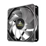 Antec P12 ARGB - Kit de 3 Ventiladores para Caja PC, 120mm Negro, PWM, Iluminación ARGB, 600-c1500 RPM, 26.5 dB, Anti-Vibración