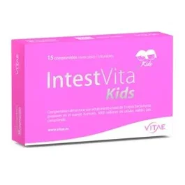 VITAE Intestvita Kids 15 Comp. Probiótico para Niños con Cepas Bacterianas
