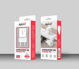 AVANT CONNECT Adaptador Cargador USB-C PD 20W GaN Carga Rápida