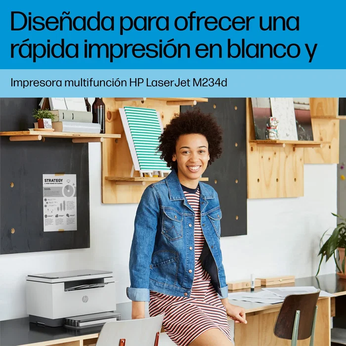 HP LaserJet MFP M234d Impresora multifunción láser monocromo Gris
