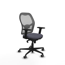 PIQUERAS Y CRESPO Silla de oficina Jorquera Gris con mecanismo Sincro