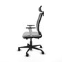 PIQUERAS Y CRESPO Silla de oficina Haches con mecanismo Sincro/Traslack Gris
