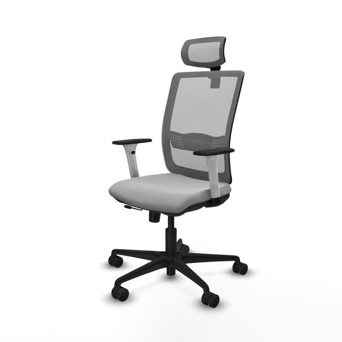 PIQUERAS Y CRESPO Silla de oficina Haches con mecanismo Sincro/Traslack Gris PIQUERAS Y CRESPO Silla de oficina Haches con mecanismo Sincro/Traslack Gris