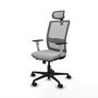 PIQUERAS Y CRESPO Silla de oficina Haches con mecanismo Sincro/Traslack Gris