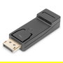 Digitus Adaptador DisplayPort a HDMI Macho/Hembra, Negro, DP 1.1a