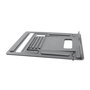 Coolbox Soporte Atril Portátil para Portátiles Hasta 17", Aluminio Ajustable con 4 Posiciones, Gris Espacial, Ergonómico