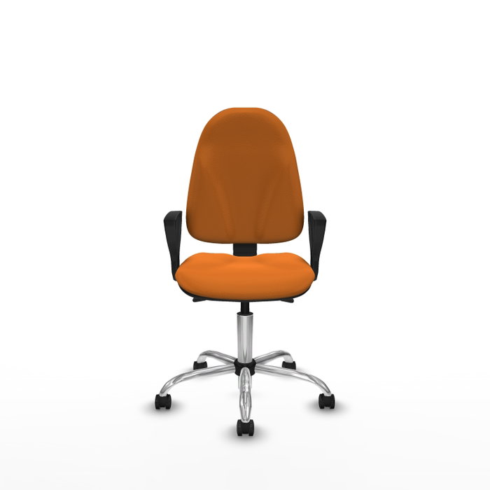 PIQUERAS Y CRESPO Silla de oficina Algarra Naranja con Mecanismo Asincro
