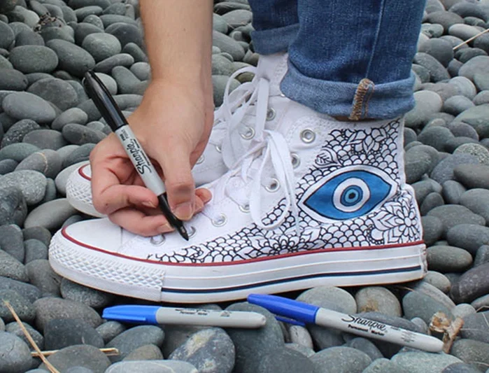 Sharpie Marcadores Permanentes Fine Surtido Neón, Punta Redonda 0,9 mm, 4 Unidades