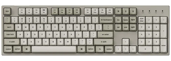 Keychron C2PX-M3 Teclado Mecánico Full Size con Interruptores Super Brown Hot-Swap RGB Blanco-Gris Keychron C2PX-M3 Teclado Mecánico Full Size con Interruptores Super Brown Hot-Swap RGB Blanco-Gris