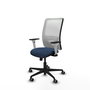 PIQUERAS Y CRESPO Silla de oficina Zulema Azul marino y Blanco