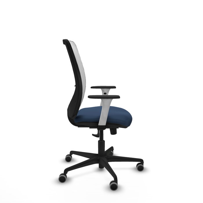 PIQUERAS Y CRESPO Silla de oficina Zulema Azul marino y Blanco PIQUERAS Y CRESPO Silla de oficina Zulema Azul marino y Blanco