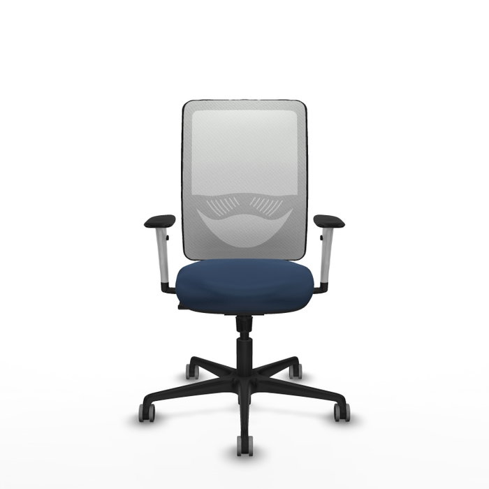 PIQUERAS Y CRESPO Silla de oficina Zulema Azul marino y Blanco PIQUERAS Y CRESPO Silla de oficina Zulema Azul marino y Blanco
