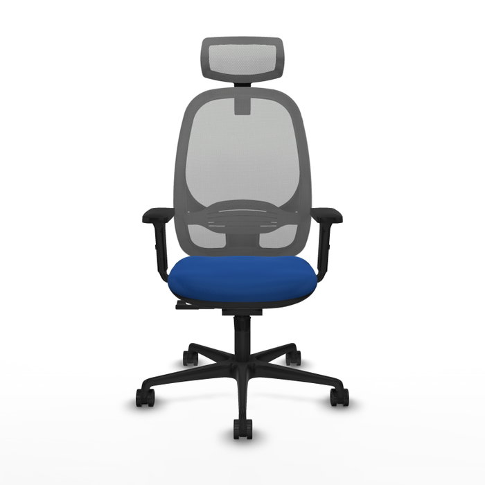 PIQUERAS Y CRESPO Silla de oficina Cilanco con mecanismo Sincro, Azul y Gris PIQUERAS Y CRESPO Silla de oficina Cilanco con mecanismo Sincro, Azul y Gris