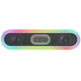 Mars Gaming Barra de Sonido MSB-ORB Bluetooth 20W 2.0 Negra RGB Orbilight 360º