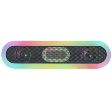 Mars Gaming Barra de Sonido Bluetooth RGB 360º MSB-ORB 20W, Negro, Bluetooth 5.2, Aux-In, FM y Transflash, Iluminación RGB 360º Mars Gaming Barra de Sonido Bluetooth RGB 360º MSB-ORB 20W, Negro, Bluetooth 5.2, Aux-In, FM y Transflash, Iluminación RGB 360º