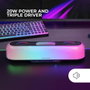 Mars Gaming MSB-ORB Barra de Sonido Bluetooth RGB 360º Negro
