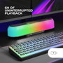 Mars Gaming MSB-ORB Barra de Sonido Bluetooth RGB 360º Negro